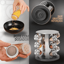 Porta Temperos e Condimentos Giratório 12 Peças